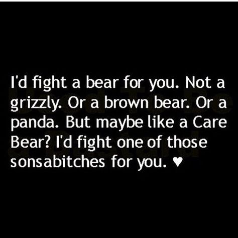 I got your back. 🐻 lol always. <3 Got Your Back Quotes, Brown Panda, Back Quotes, I Got Your Back, Got Your Back, Care Bear, Funny Puns, Funny Signs, You Funny