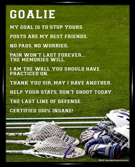 Hockey Goalie Quotes, Hockey Inspirational Quotes, Goalkeeper Quotes, Hockey Sayings, Goalie Quotes, Field Hockey Quotes, Goalie Soccer, Field Hockey Goalie, Hockey Quotes