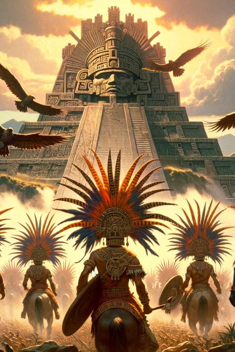 Uncover the legacy of Mexico's ancient civilizations with 'The Allende Chronicles'. From the artistic Olmecs to the enlightened Maya, delve into the roots that shaped a family's identity across generations. Ancient Aztec Art, Aztec Aesthetic, Olmec Civilization, Ancient Mesoamerica, Mayan Civilization, Aztec Artwork, Ancient Mexico, Aztec Civilization, Maya Civilization