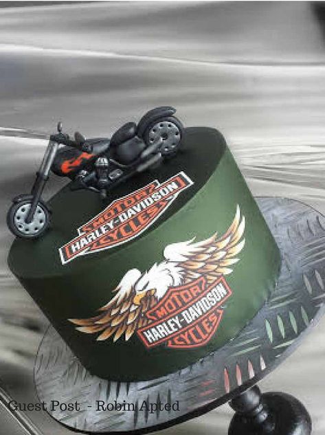 Motorbike Cake, Cake Transport, Harley Davidson Cake, Motorcycle Cake, Fondant Tips, Bike Cakes, Car Cake, Cakes For Men, Cake Gallery