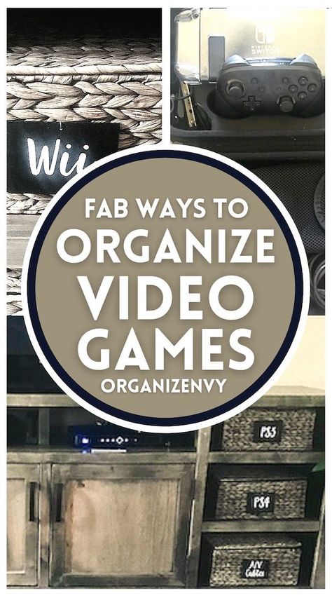 Game System Organization, Gaming Console Storage, Game Console Organization, Video Game Console Storage, Video Game Organization, Video Game Storage, Hidden Games, Space Video, Hide Video