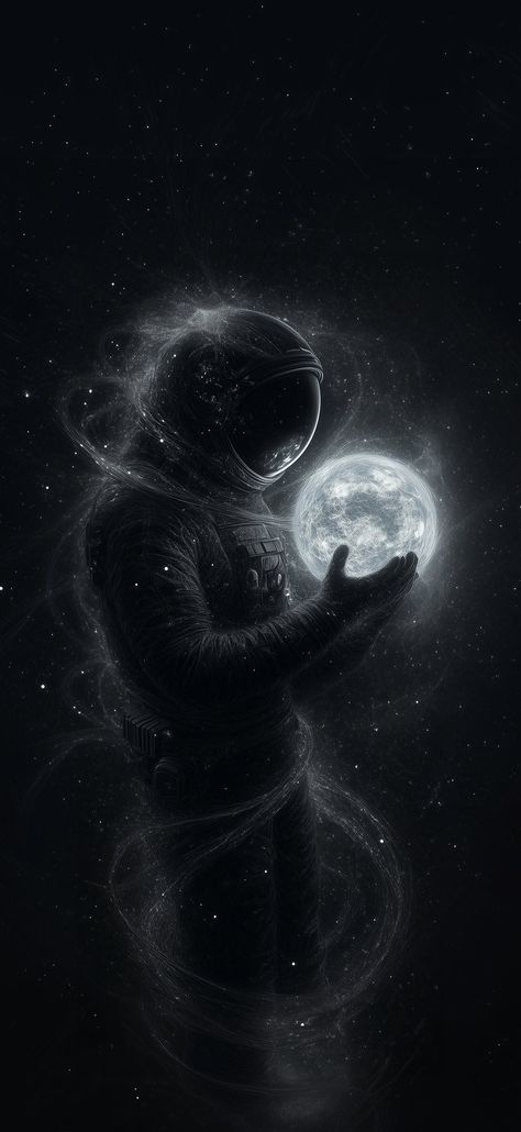 Astronaut Dark Wallpaper, Unisex Wallpaper Iphone, Black Theme Iphone Wallpaper, Cool Lockscreen Iphone, Outer Space Aesthetic Astronomy, Dark Wigets Pictures, Amoled Phone Wallpaper, Sci Fi Phone Wallpaper, Wallpaper Backgrounds For Guys