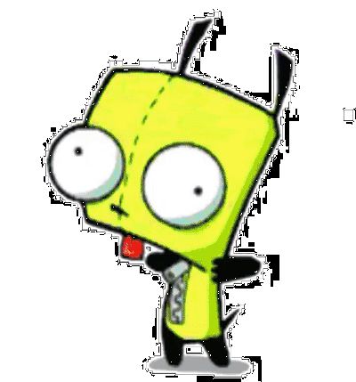 Gir Gif Banner, 2000s Scene, Invader Zim Characters, Scene Core, Beach At Night, Dancing Gif, Scene Emo, Human Activity, Invader Zim