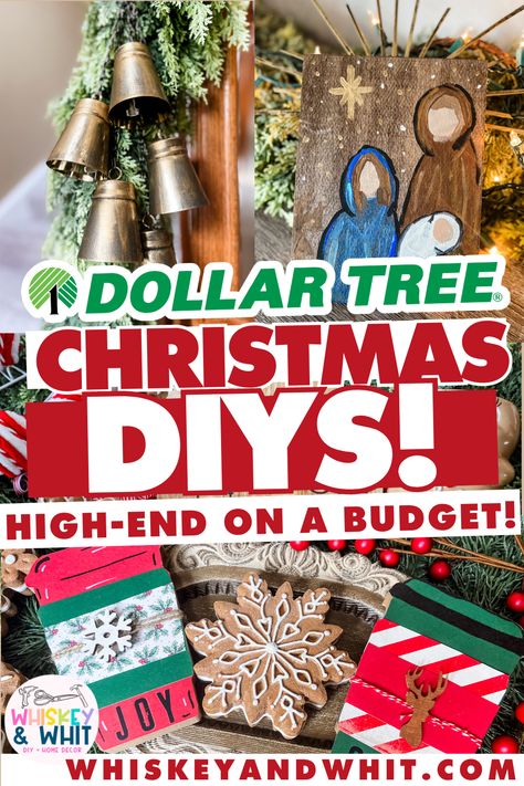 Christmas Decorations Diy Dollar Tree, Dollar Tree Sign Makeover Christmas, Dollar Tree Christmas Trees Diy, Dollar Tree Ideas For Christmas, Fall Christmas Tree Ideas Dollar Tree, Dollar Tree Christmas Wreath Ideas, Diy Dollar Tree Christmas Decor Outside, Dollar Tree Diy Christmas Ornaments, Dollar Tree Christmas Hacks