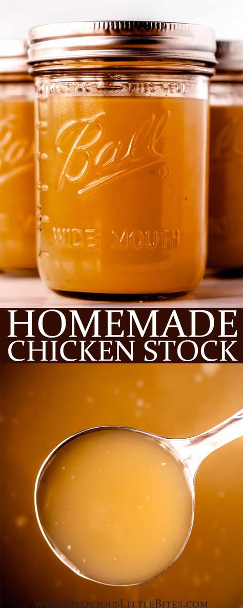 Easy Homemade Soups, Homemade Stock, Chicken Stock Recipe, Baking Techniques, Vegetable Scraps, Kitchen Basics, Homemade Chicken Stock, Homemade Ideas, Scratch Recipes