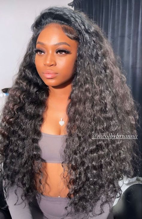 Water Wave Sew In With Closure, Flip Over Quick Weave Breezy Wave, Deep Wave Bundles, Deep Wave Sew In With Leave Out, Water Wave Sew In, Deep Wave Sew In With Closure, Deep Wave Weave, Curly Hair Sew In, Sew In Hair Extensions