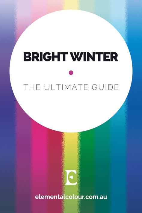 Bright Winter: The Ultimate Guide ∙ ElementalColour Bright Winter Colour Palette Outfits, Bright Winter Outfits Color Palettes, Winter Bright Palette, Bright Winter Patterns, Bright Winter Colour Palette, Bright Winter Makeup Products, Bright Winter Outfits Capsule Wardrobe, Winter Colors Outfits, Winter Bright Outfits