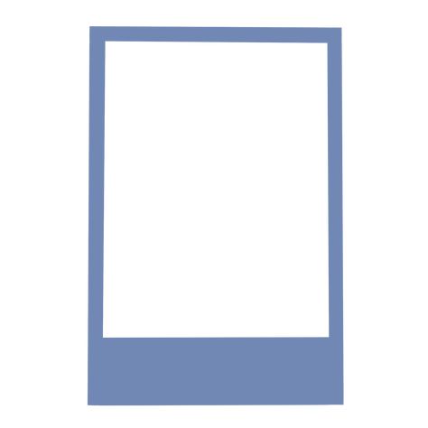 Blue Polaroid Frame, Blue Polaroid, Polaroid Template, Picture Templates, Polaroid Frame, Blue Picture Frames, Blue Frames, Blue Aesthetic, Photo Frame