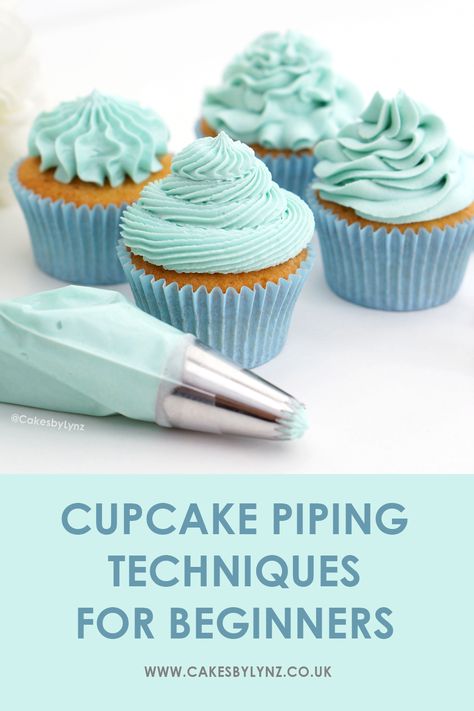 Cupcake Piping Techniques for Beginners Easy Icing Cupcakes, Piping Tips For Cupcakes Frosting Techniques, Frosting Swirl Techniques, What Piping Tips Do What, Buttercream Piping Techniques Cupcakes, Easy Decorated Cupcakes Simple, Cupcake Icing Designs Piping Techniques, Icing A Cupcake Tutorials, Best Piping Tips For Cupcakes