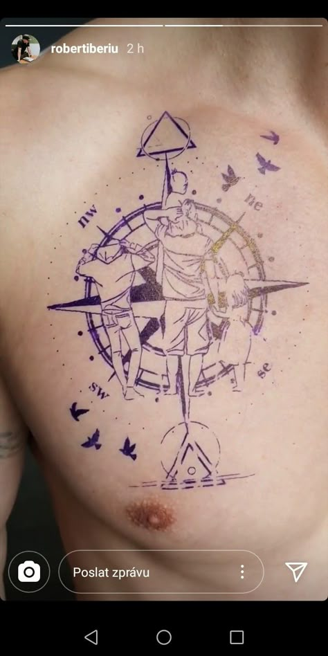 Time Piece Tattoo, Colorful Sleeve Tattoos, Family Tattoos For Men, Compass Tattoo Design, Family Tattoo Designs, Leo Tattoos, Leg Tattoo Men, Tattoo Inspiration Men, Tattoo For Son