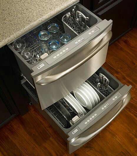 Dishwasher! Double Drawer Dishwasher, Drawer Dishwasher, Art Simple, Home Upgrades, Kitchen Remodel Idea, Dream Kitchen, A Kitchen, My Dream Home, Kitchen Inspirations