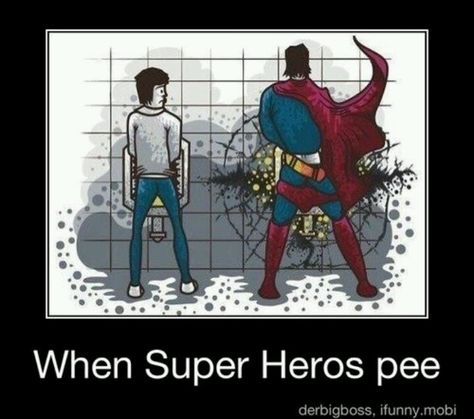 Super pee Funny Memes, Superman, Memes, Humour, Comics, Killer Quote, Important Things In Life, Relationship Problems, Humor