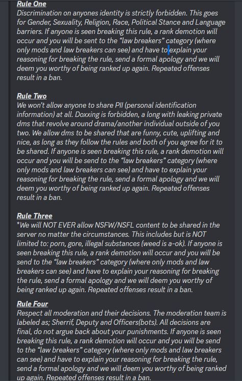 How To Make A Discord Server, How To Set Up A Discord Server, Discord Server Tips, Discord Rules Template, Rules For Discord Server, Rules Discord Ideas, Discord Rules Layout, Discord Server Theme Ideas, Discord Rp Server