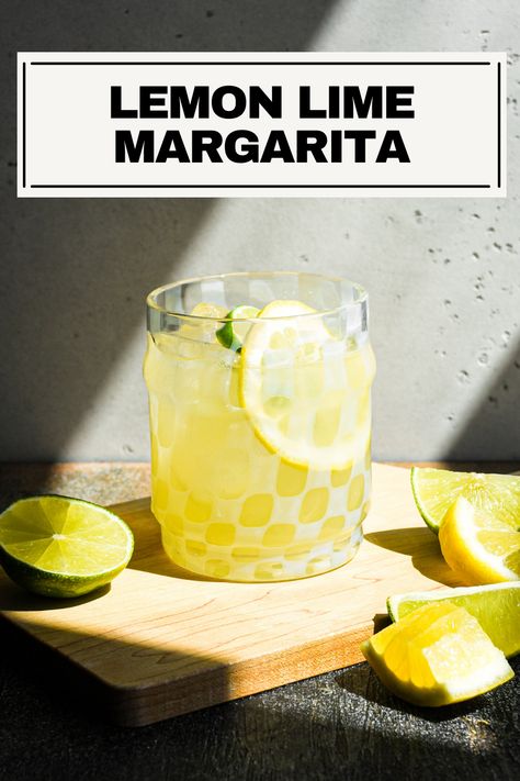 This Lemon Lime Margarita recipe is absolutely delicious and so easy to quickly make. It takes a classic margarita with lime juice and adds some lemon juice for an extra delightful and refreshing sip. Lemon Margarita Recipe, Lemon Lime Margarita, Pitcher Margarita Recipe, Lemon Margarita, Lime Margarita Recipe, Cravings Recipes, Classic Margarita Recipe, Homemade Margaritas, Traditional Margarita