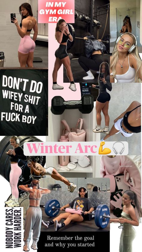 Fitness Vision Board, Winter Arc, Hit Different, Vision Board Goals, Sports Aesthetic, Vision Board Inspiration, Gym Essentials, Healthy Lifestyle Motivation, Gym Inspiration