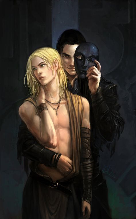 Masquerade by anndr Fantasy Couples, My Fantasy World, Fantasy Male, Fantasy Inspiration, Gay Art, Male Art, Fantasy Artwork, Character Portraits, Dark Fantasy Art