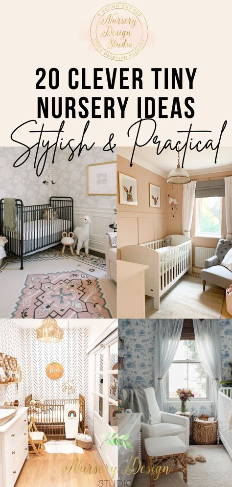 Here, we are rounding up the best tiny nursery ideas that are functional and certainly don't compromise on style. Tiny Nursery Ideas, Box Room Nursery, Small Nursery Layout, Small Nursery Decor, Small Baby Nursery, Small Space Baby, Small Room Nursery, Nursery Layout, Tiny Nursery