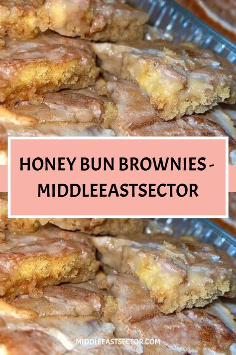 Honey Bun Brownies - middleeastsector https://middleeastsector.com/honey-bun-brownies/ Pie, Honey Bun Dessert, Honeybun Brownies Recipe, Homemade Honey Buns Easy, Honeybun Recipes, Honey Bun Cookie Recipe, Honey Bun Brownies Recipe, Honeybun Brownies, Strawberry Honey Bun Cake