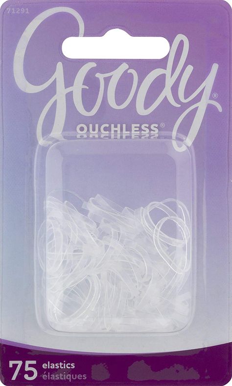 Goody Classics Elastic, Mini Polybands Crystal Clear, 75 Count * Visit the image link more details. Baby Backpack, Let Your Hair Down, Beauty Products Drugstore, Emergency Kit, Elastic Hair Bands, Hair Elastics, Hair Bands, Ponytail Holders, Girls Hair Accessories