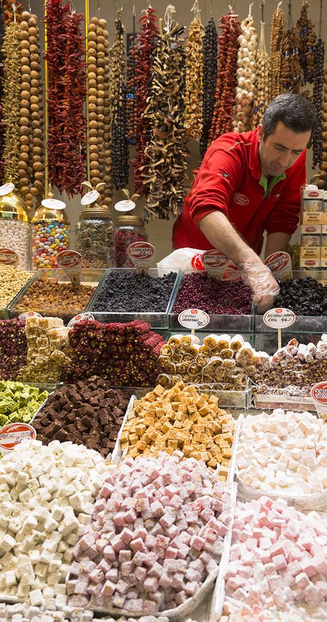 Turkey Traditional Food, Egyptian Marketplace, Egyptian Market, Istanbul Market, Turkish Bazaar, Turkish Market, Turkey Europe, Grand Bazaar Istanbul, Spice Market