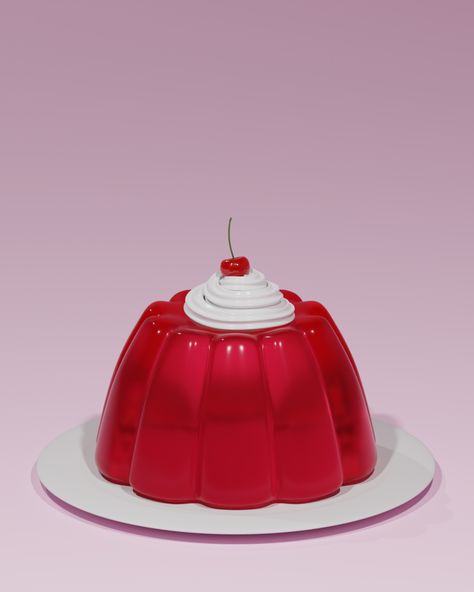 Jelly?? #3DModeling #DigitalArt #CGI #3DDesign #VirtualReality #ComputerGraphics #3DPrinting #Animation Romantic Food, Jelly Food, Nostalgic Food, Colored Pencil Art Projects, Shower Jellies, Jelly Desserts, Life Drawing Reference, Food Artwork, Red Jelly