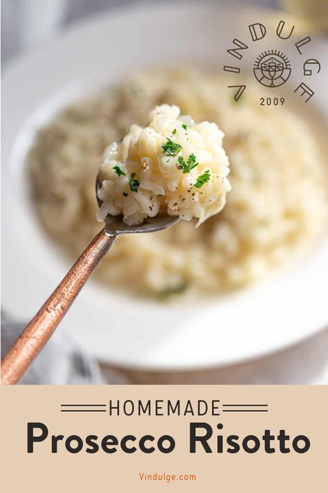 Easy Sparkling Wine Risotto made with Prosecco. Risotto doesn’t have to be mysterious or intimidating. Find out how to make it in a few easy steps. Bbq Dinner Recipes, Wine Risotto, Bbq Dinner Party, Rice Risotto, Be Mysterious, Springtime Recipes, Bbq Dinner, Wine Food Pairing, Risotto Recipes