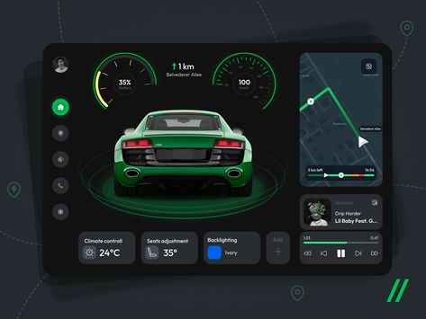 Dashboard Animation, Pixel Car, Car Ui, App Design Layout, Car Gauges, Dashboard Car, App Interface Design, Dashboard Ui, Game Ui Design