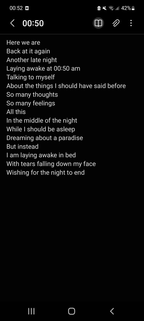 Deep 3am Thoughts, Youtube Description Ideas Aesthetic, Poetry About Night, I Wish I Wrote The Way I Thought, Random Thoughts At Night, Youtube Description Ideas Bio, Sleepless Night Snapchat Story, Broken Notes For Instagram, Home Night Snapchat