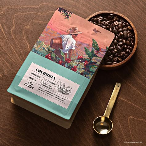 Premium Coffee packaging design Unique Coffee Packaging, Premium Tea Packaging, Coffee Label Design, Tea Box Design, Luxury Box Design, Coffee Packaging Design, Coffee Bag Design, Packaging Design Ideas, Tea Labels