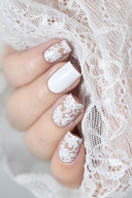 Lace Wedding Nails, Lace Nail Design, Bridal Manicure, Wedding Day Nails, Lace Nail Art, Wedding Nail Art Design, Wedding Manicure, Bridal Nail Art, Lace Nails