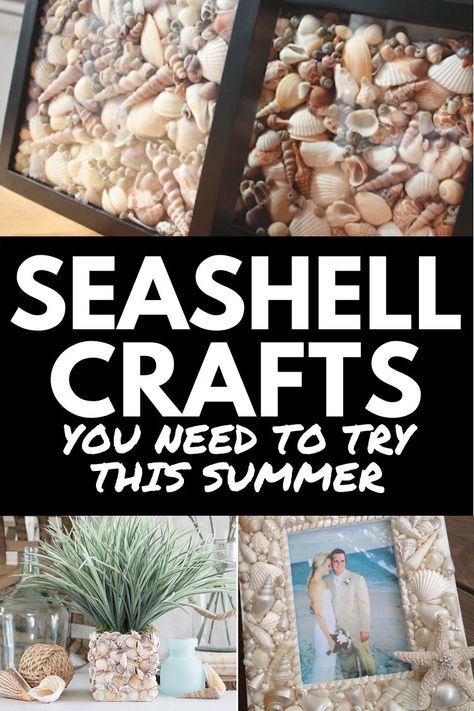 Upcycling, Whimsical Diy, Seashell Art Diy, Beach Crafts Diy, Seashell Wind Chimes, Sea Shells Diy, Beach Themed Crafts, Diy Beach Decor, Seashell Projects