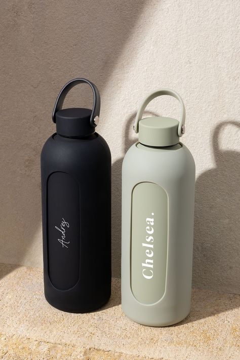 personalised drink bottle with handle Personalised Water Bottle, Water Bottles Aesthetic, Cricut Personalized Gifts, Cricut Personalized, Stocking Stuffers For Wife, Water Bottle Aesthetic, Aesthetic Bottle, Aesthetic Water Bottle, Merch Inspiration