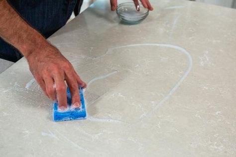 Cleaning Marble Countertops, Formica Laminate Countertops, How To Clean Quartz, White Laminate Countertops, Clean Laminate Countertops, Clean Quartz Countertops, Cleaning Marble, Countertops Ideas, Clean Countertops