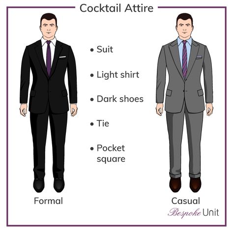 Cocktail attire isn't a dress code often discussed amongst men, but it's important to know how to dress for such an event. #1 guide to men's cocktail attire Mens Cocktail Attire Wedding Fall, Cocktail Party Outfits Men, Men’s Cocktail Party Attire, Mens Cocktail Attire Wedding, Male Cocktail Attire, Mens Cocktail Attire Parties, Cocktail Dress Code Men, Men’s Cocktail Attire, Cocktail Party Outfit Men