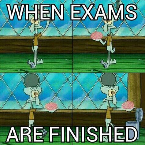 When you finish an exam After Exams Funny, Exams Finished Quotes, Last Day Of Exam, Exam Finish Quotes, When You Fail An Exam, Jokes Minion, Exam Dp For Whatsapp, Qoutes About Final Exams, Funny Student Quotes