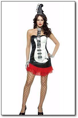 Guitar Costume, Musical Dress, Rock Costume, 80s Halloween Costumes, Music Inspired Fashion, Bling Dress, Queen Costume, 80s Outfit, Glam Rock