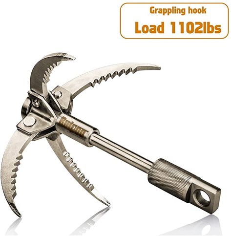 Climbing Tools, Grappling Hook, Rock Mountain, Climbing Harness, Survival Techniques, Wilderness Survival, Mountain Climbing, Survival Tools, Camping Survival