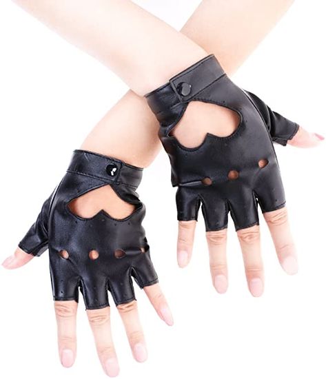 Punk Rock, Punk Gloves, Fingerless Leather Gloves, Evening Gloves, Hand Gloves, Estilo Punk, 영감을 주는 캐릭터, Character Outfits, Leather Gloves