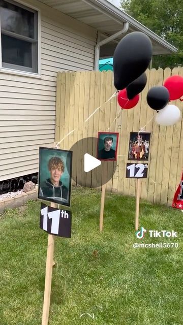 Evite on Instagram: "A literal walk down memory lane. 🥲 This mom decorated the entrance to her son's graduation party with all his yearbook photos...and we're getting pretty emotional just watching it. 🎓  📷: mcshell5670 on TikTok  #evite #grad #graduation #graduating #gradparty #gradseason #momsofinstagram #mom #momlife #dad #dadsofinstagram" Memory Lane Theme Party, Walk Down Memory Lane Graduation, A Trip Down Memory Lane Party Ideas, Memory Lane Party Ideas, Graduation Memories, Walk Down Memory Lane, Party Entrance, Sons Graduation, Yearbook Photos