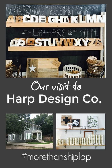 Harp Design Co. in Waco, Texas. Travel Decorations, Turned Candlesticks, Harp Design Co, Wooden Chargers, Vacation Adventures, Harp Design, Farmhouse Tables, Travel Bucket List Usa, Waco Texas