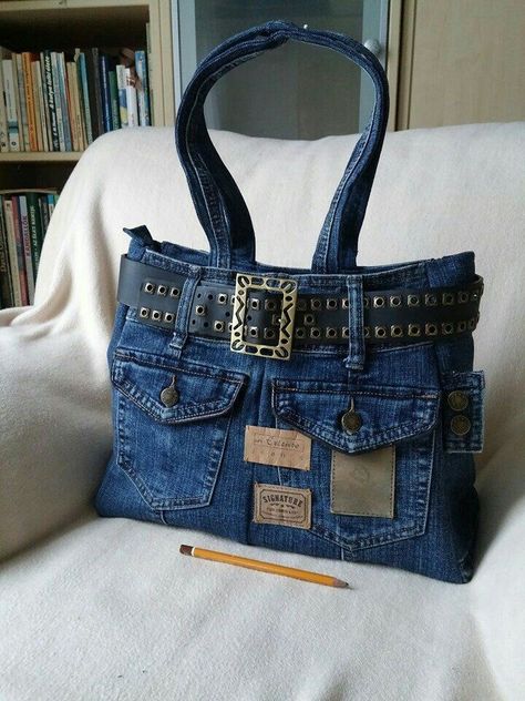 Upcycle jeans bag