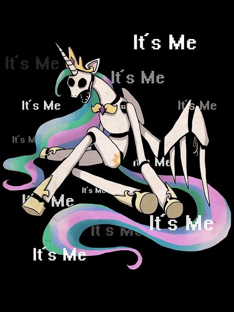 Aw poor Celestia... Kawaii, My Little Pony Tshirt, Mlp Gore, Mlp Fnaf, Animatronic Design, My Little Pony Princess, Nightmare Moon, Oversized Shirts, My Little Pony Comic