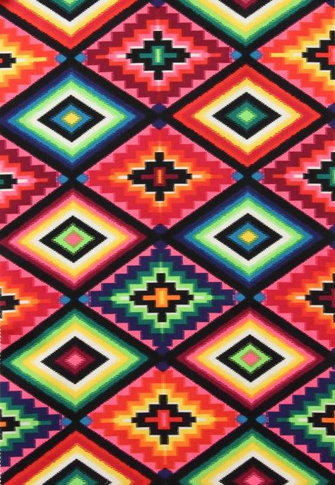 Mexican textiles pattern