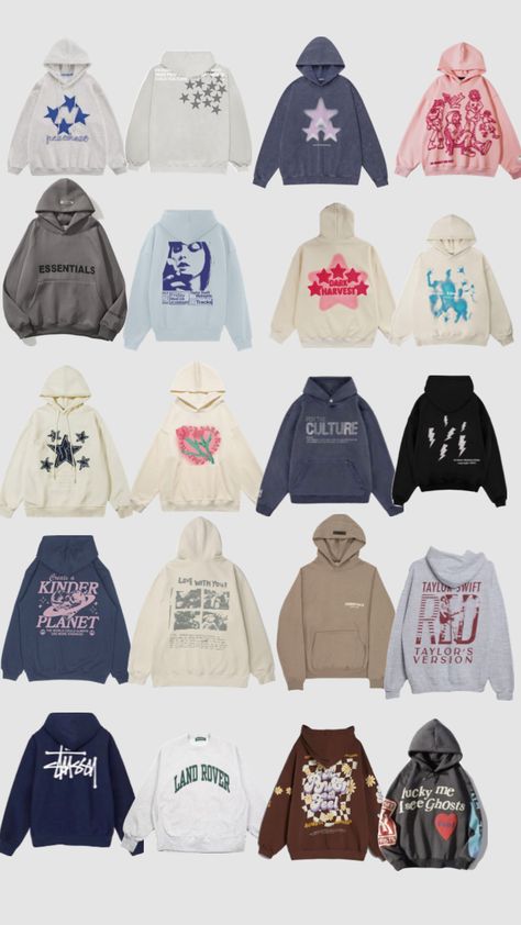 Hoodies :) Outfit Ideas Easy, Shirt Outfit Ideas, Stussy Hoodie, Trendy Hoodies, Casual Preppy Outfits, Outfit Inspo Casual, Women's Hoodies, Trendy Outfits For Teens, Cute Lazy Day Outfits