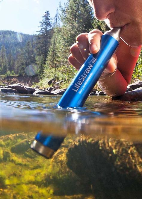 Camping Snacks, Contaminated Water, Life Straw, Safe Drinking Water, Camping Outfits, Camping Essentials, Camping Ideas, Camping Survival, Hiking Gear