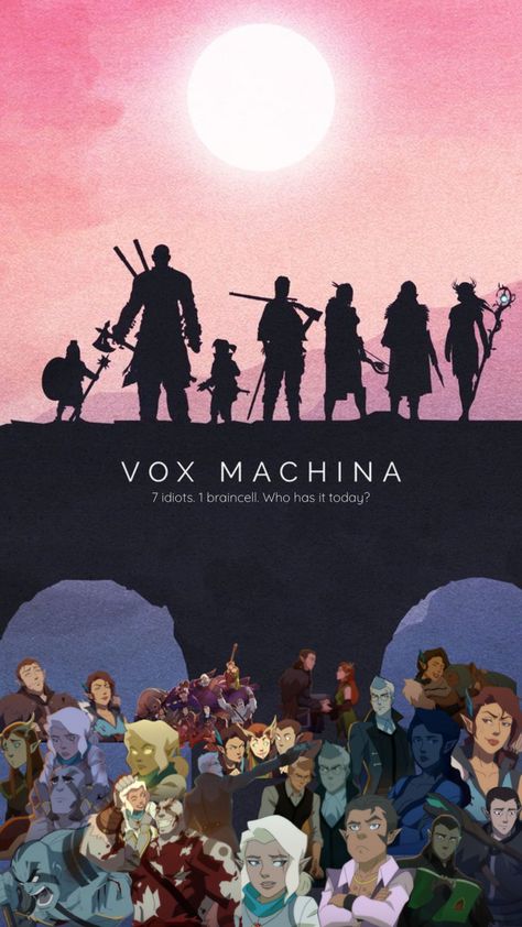 This has been in my drafts 4ever #voxmachina Vox Machina Wallpaper, Favourite List, Legend Of Vox Machina, Future Wallpaper, Vox Machina, Critical Role Fan Art, Critical Role, Your Aesthetic, Connect With People