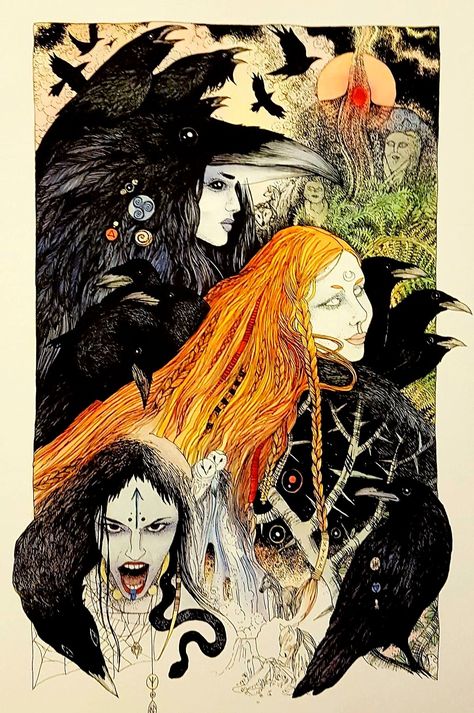 An Morrigan, Naomi Cornock, The Morrigan Goddess, Morrigan Goddess, The Raven Queen, Goddess Morrigan, Celtic Paganism, The Old Gods, The Crone