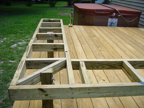 How+to+build+benches+on+a+deck | Click on an image to see a larger version below, followed by a story Deck Bench Seating, Deck Bench, Deck Seating, Wooden Deck, Backyard Seating, Cool Deck, Deck Plans, Decks Backyard, Diy Deck