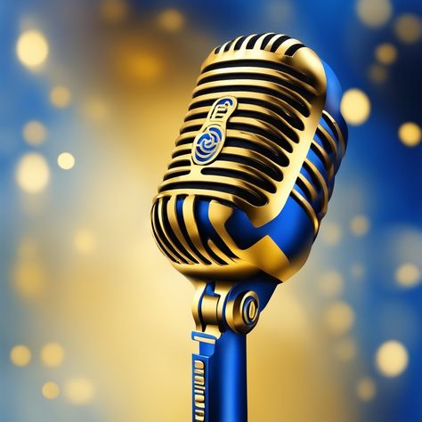 Microphone Images, Mic Logo, Old Man Portrait, Blue Microphones, Rock Star Party, Music Background, Ganesh Wallpaper, Easy Cartoon Drawings, Man Portrait