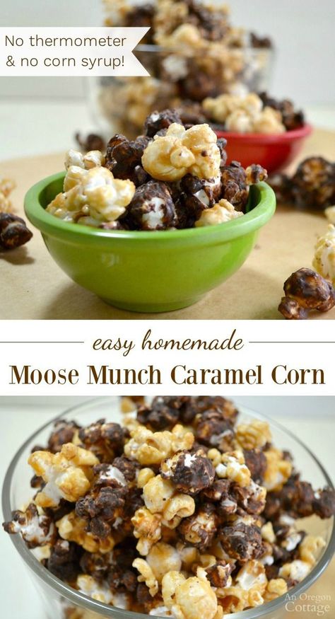 Moose Munch Popcorn Recipe, Easy Caramel Corn Recipe, Fancy Popcorn, Caramel Corn Easy, Pretzel Recipes, Popcorn Recipes Easy, Moose Munch, Caramel Corn Recipes, New Mom Gifts